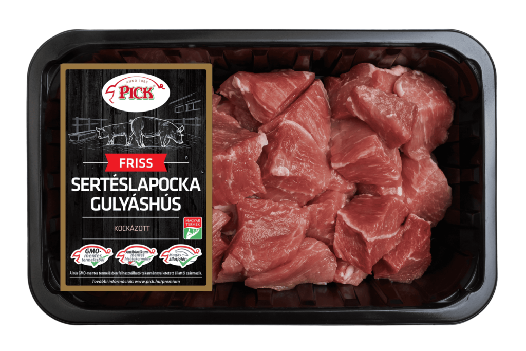 PICK Friss Hús Prémium Sertéslapocka gulyáshús