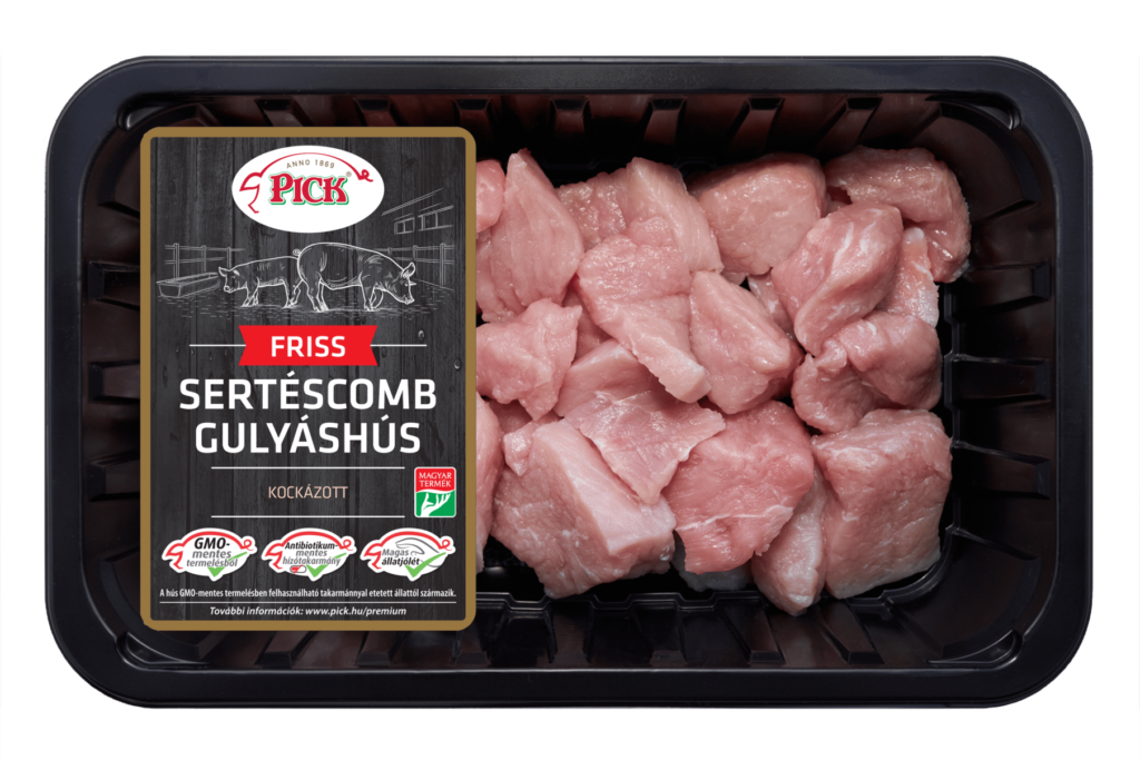 PICK Friss Hús Prémium Sertéscomb gulyáshús